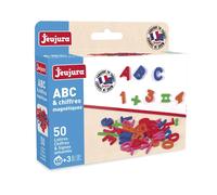 [JEA8976] JEUJURA Coffret de 50 lettres majuscules, chiffres et signes aimant...