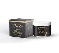 JeaKen - BEURRE DE KARITE PUR FOUETTÉ - 100ml Premium Shea Butter Pour Apaiser La Peau Rugueuse Sèche Ou Gercée - Ingrédients Anti-Âge - Contre Rides et Ridules - Creme Vergeture Grossesse