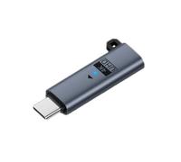 Jealaper Adaptateur D'Affichage Virtuel USB-C DDC EDID Dummy Plug Headless Ghost 4K@60Hz 1080P Type-C Couleur Gris Spatial