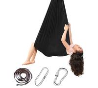 Jealaper Hamac Portable Snuggle - Chaise Suspendue avec Coussin et Mousqueton à Corde Élastique, Design Léger et Respirant pour Se Blottir, Idéal pour la Détente en Extérieur.