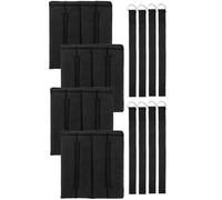 Jealaper with 8 Adjustable Straps Soft Bunk Bed Ladder Cover Suitable for Safe Climbing Comfortable Ladder Padding Bunk Bed Ladder Pads