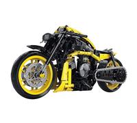 Jeamoc Technique Moto Jeu de Construction, 554 Pièces, Moto Block de Construction, Compatible avec Lego Harley Davidson Night Rod