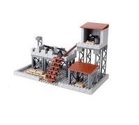 Jeamoc WW2 Tour de Garde Militaire Jeu de Construction, WW2 Scène Bâtiment Militaire Block de Construction, Compatible avec Lego WW2