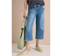 Jean 3/4 à jambes larges, coupe loose