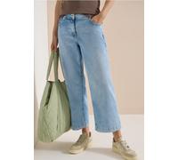 Jean 7/8 taille haute, coupe loose