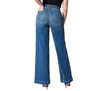 Jean baggy pour femme, coupe ample, à jambe large, à enfiler, nouveauté, extensible, avec haute élasticité, confortable, mode pour femme, pour fête, plage, maison, travail, vacances, rendez-vous