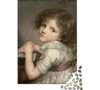 Jean-Baptiste Greuze Puzzle Art 1000 Pcs, Peinture Puzzle Impossible, Puzzles en Bois Museums Kit Bricolage Relax Casse-tête Jeux, pour Adolescents Et Adultes Cadeaux