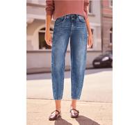 Jean Barrel Leg à taille haute et coupe ample