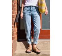 Street One Studio Jean Barrel Leg Fit Loose Blue Random Wash 25
