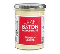 JEAN BÂTON - Mayonnaise Belgian Recipe | Authentique mayonnaise flamande fabriquée selon la recette belge Mayonnaise fraîche et aigre idéale pour les frites | Contenu : 245 ml