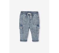 VERTBAUDET Jean Battle bébé Taille élastiquée Double Stone 9M(71CM)