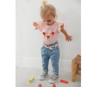 Jean bébé fille ceinture imprimée double stone 18M(81CM)