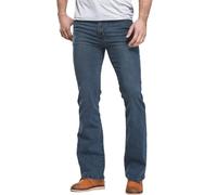 Jean Boot Cut Homme Micro Flare Coupe Slim Bleu Noir Pantalon Jean Stretch Classique