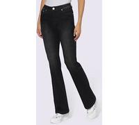 Jean bootcut coupe bootcut tendance - Linea Tesini - noir denim NOIR DENIM 44
