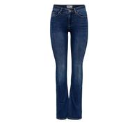 Only Jean Onlblush Tai021 Noos Taille mi-haute évasé super extensible Bleu foncé M / 30L EU