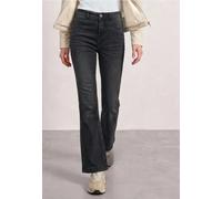 Street One Jean Taille Haute Coupe Bootcut Coupe Slim fit Noir délavé 31