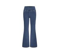 Jean Bootcut Taille Haute pour Femme, Legging en Jean Stretch, Pantalon évasé croisé Taille Haute
