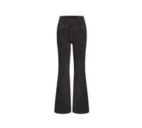 Jean Bootcut Taille Haute pour Femme, Legging en Jean Stretch, Pantalon évasé croisé Taille Haute