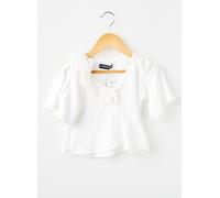 jean bourget gilets fille de couleur blanc 4 A