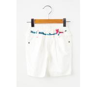 jean bourget pantalons fille de couleur blanc