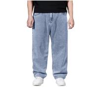 Jean Cargo Homme Pantalon Jogging Pantalons de Randonnée Pant de Travail Baggy et Casual Pantalons de Survêtement Hommes Grande Taille pour Toutes Saisons Élastique Mode Baggy Denim Pants Streetwear