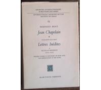 Jean Chapelain Soixante-Dix-Sept Lettres Inedites A Nicolas Heinsius (1649-1658)
