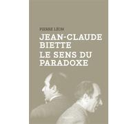 Jean-claude biette, le sens du paradoxe - Pierre Léon - Capricci - broché - Essai
