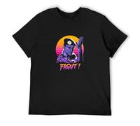 Jean Claude Van Damme Fight Mixed Martial Arts Movie Men's T-Shirt Unisex Black Cotton Hip Hop Print Tee Shirts M