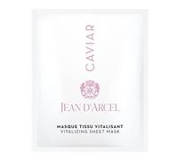 JEAN D'ARCEL Masque en tissu capviar vitalisante - Masque de soin anti-âge - Améliore l'élasticité de la peau - 5 x 20 ml