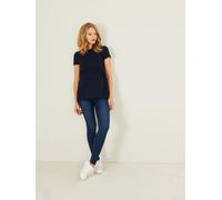 Jean de grossesse tregging avec bandeau denim brut 46