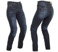 Jean de moto slim Richa Nora pour femmes - bleu marine
