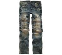 Jean de Rock Rebel by EMP - Pete - W30L32 à W34L34 - pour Homme - bleu W34L34