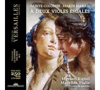 Jean De Sainte-Colombe Sainte-Colombe & Marin Marais: A Deux Violes Esgales (CD)