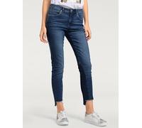 Jean déchiré longueur 7/8 - Linea Tesini - bleu denim BLEU DENIM 19