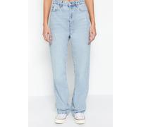 Jean Droit Taille Haute - Bleu 32