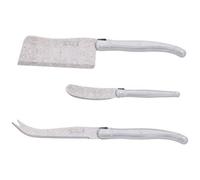 JEAN DUBOST Coffret 3 couteaux à fromage - Damas Laguiole