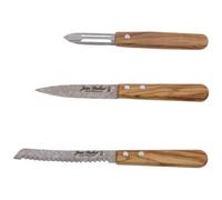 JEAN DUBOST Coffret 3 couteaux de cuisine - Damas Tradition