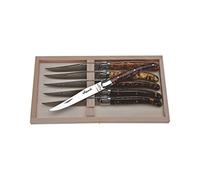 Jean Dubost - Coffret 6 couteaux laguiole acrylique ecaille