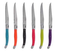 JEAN DUBOST Coffret de 6 couteaux à steak - Laguiole Tonic Mix