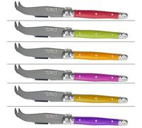 JEAN DUBOST Couteau à fromage laguiole lin coloris assortis (Lot de 6)