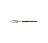 Fourchette de table Amsterdam effet bois (lot de 6) - Jean Dubost - Marron - Acier Inoxydable (inox) G