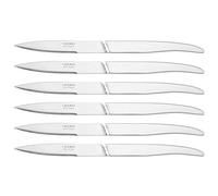 Jean Dubost Laguiole Styl'Up Coffret de 6 Couteaux à Steak Acier Inoxydable Finition Poli Miroir