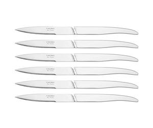 Jean Dubost Laguiole Styl'Up Coffret de 6 Couteaux à Steak Acier Inoxydable Finition Poli Miroir