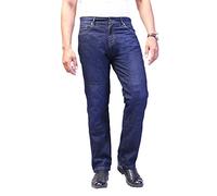 Jean en Kevlar pour la conduite de moto, par Huxlay Bros - Free Armous, 5006 - Bleu - W36/L30
