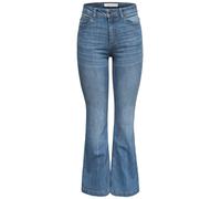 Jean évasé taille haute en denim extensible femme JDYFLORA pantalon évasé