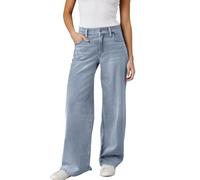Jean Femm Taille Haute Coupe Droite Straight Jeans Larges Elastique Classique Classique en Denim Mode Baggy Jambes Jean avec Bouton Casual Loose Fit Pants Décontracté Elastique Trousers (BU2, XXXXXXL)
