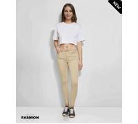Jean Femme - ELYA'S JEAN - Skinny - Taille Haute - Beige 42