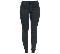 Noisy May Callie High Waist Skinny Vi023bl Jeans Noir 30 / 32 Femme