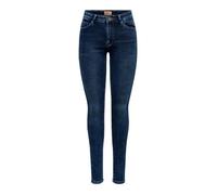 Jean femme Only Carmen life - dark blue denim - Skinny - Matériau extensible 26/32