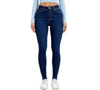 Jean Femme Skinny Push-Up Slim Fit - Modèle Minceur Élastique, Denim, XXL